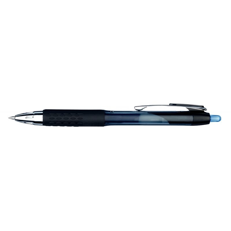 Stylo roller Uniball Signo RT 207 rétractable bleu