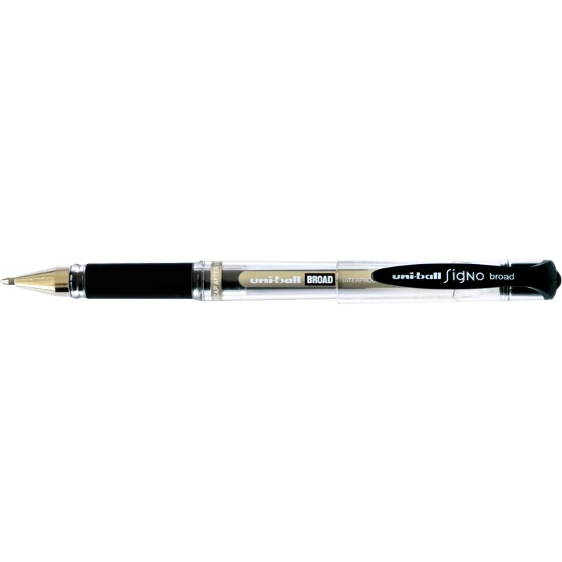 Stylo uni Signo Broad gel impact noir