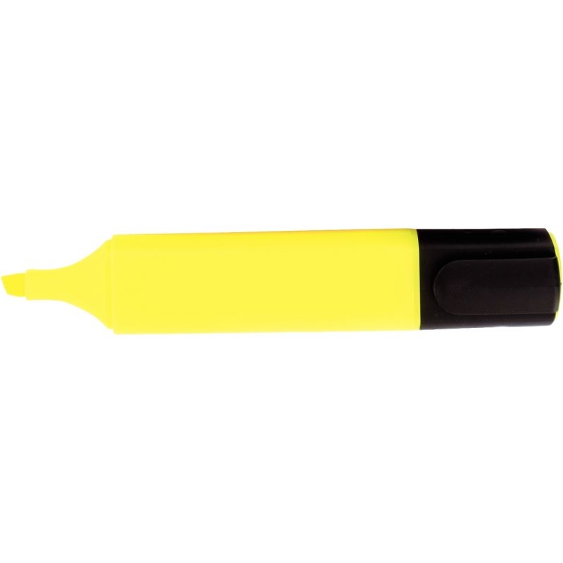Surligneur large jaune
