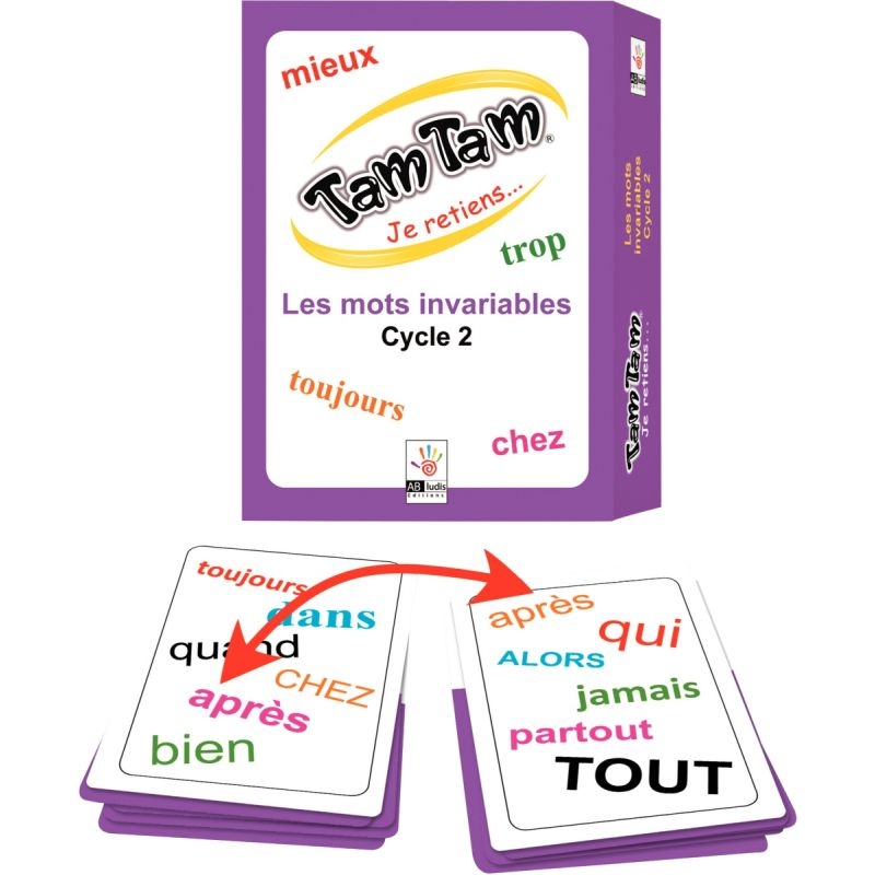 Tam tam les mots invariables cycle 2