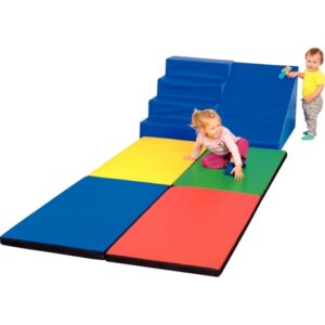 Tapis de sport bleu