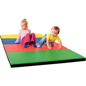 Tapis de sport bleu