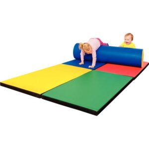 Tapis de sport bleu