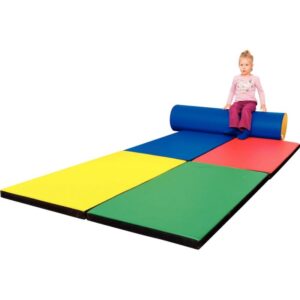 Tapis de sport bleu