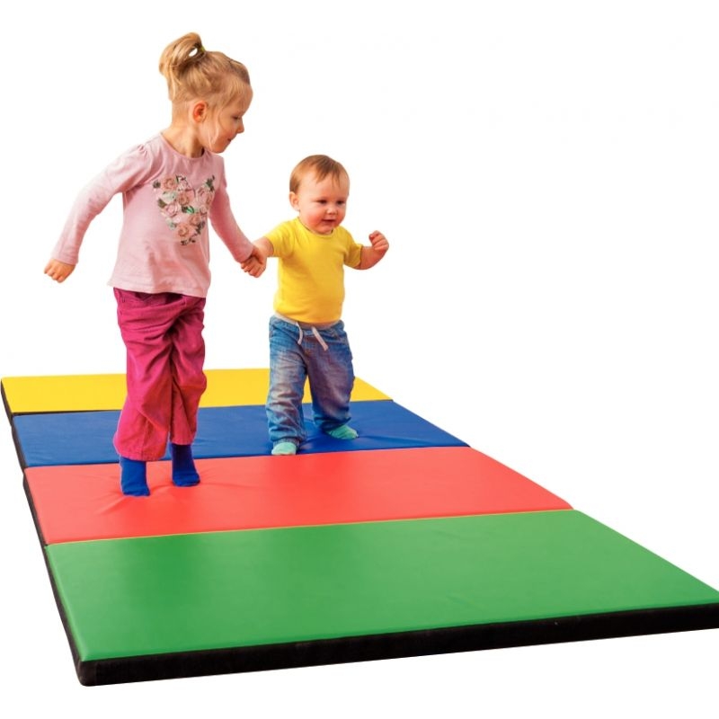 Tapis de sport jaune