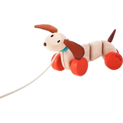 Teck le chien à tirer en bois PLANTOYS