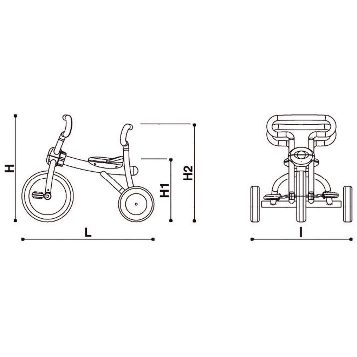 Tricycle 2/4 ans Orange