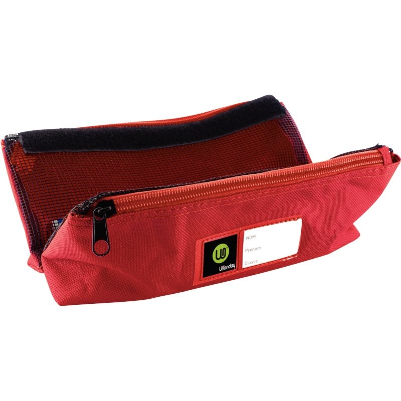 Trousse double plateau rouge