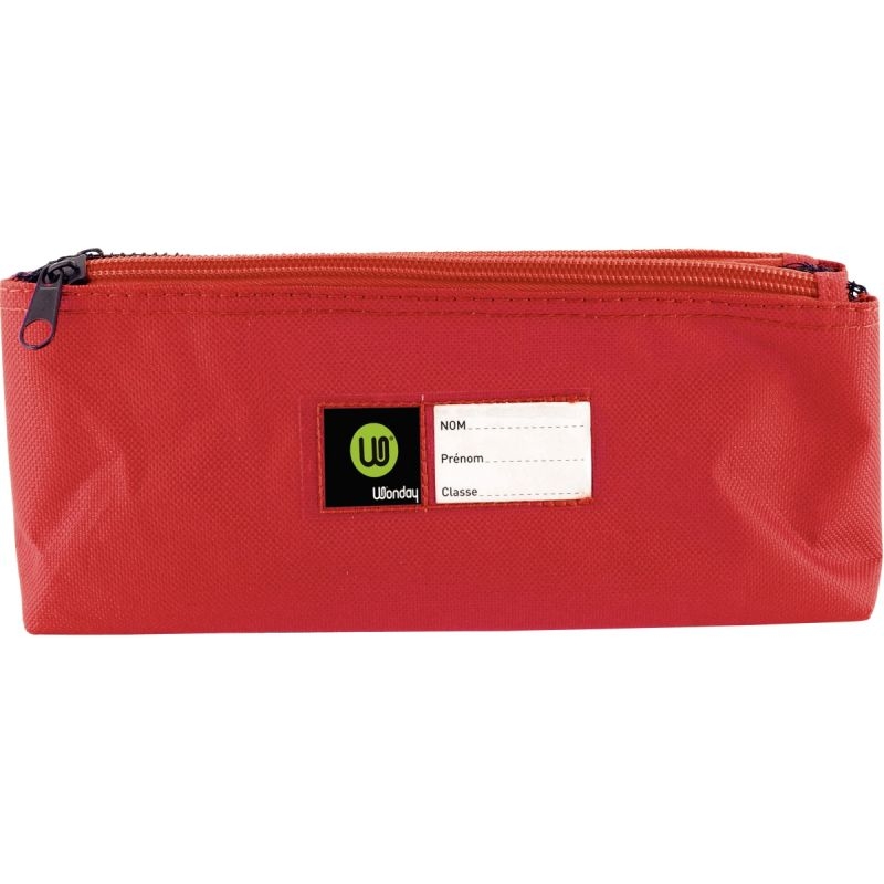 Trousse double plateau rouge