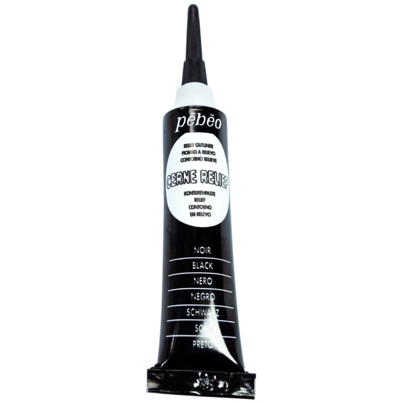 Tube à canule cerne relief 37 ml  noir