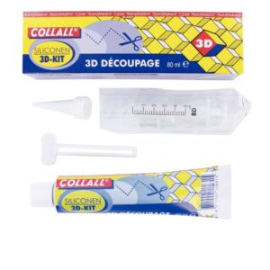 Tube de colle silicone 3D pour bijoux, 80 ml / 83 g