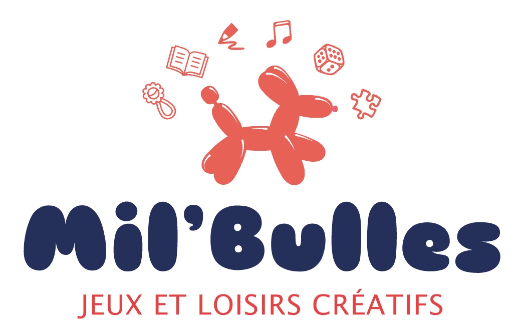 Mil’bulles le site des jeux et loisirs créatif (Eveil et 1er âge, Montessori, éducatifs et pédagogiques, manipulation et construction, musique) destinée aux enfants. Mais aussi des fournitures scolaires, du mobilier et des jeux d'éxterieur