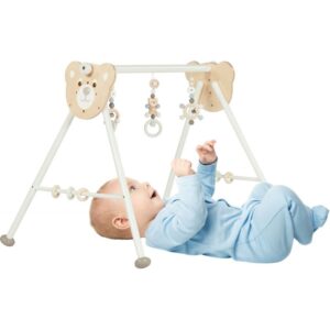 Portique d’activités ourson en bois