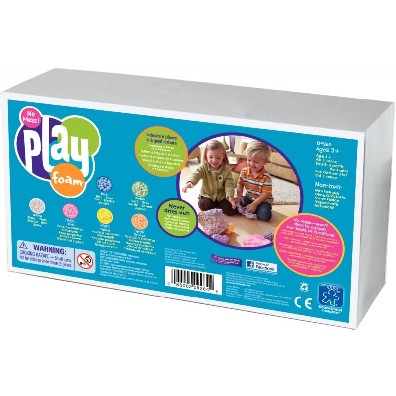 Classpack de modelage PLAYFOAM, 6 blocs assortis