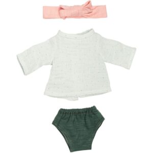 Lot de 3 tenues pour poupée fille 30 à 32 cm