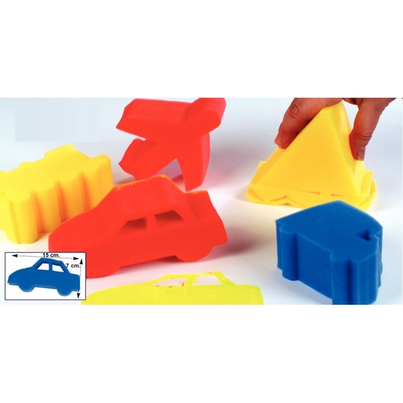 Lot De 5 Éponges Polissage Voiture Avec Poignée - Microfibre, Sans Rayure, Pour Carrosserie, Vitres, Cuir - 3