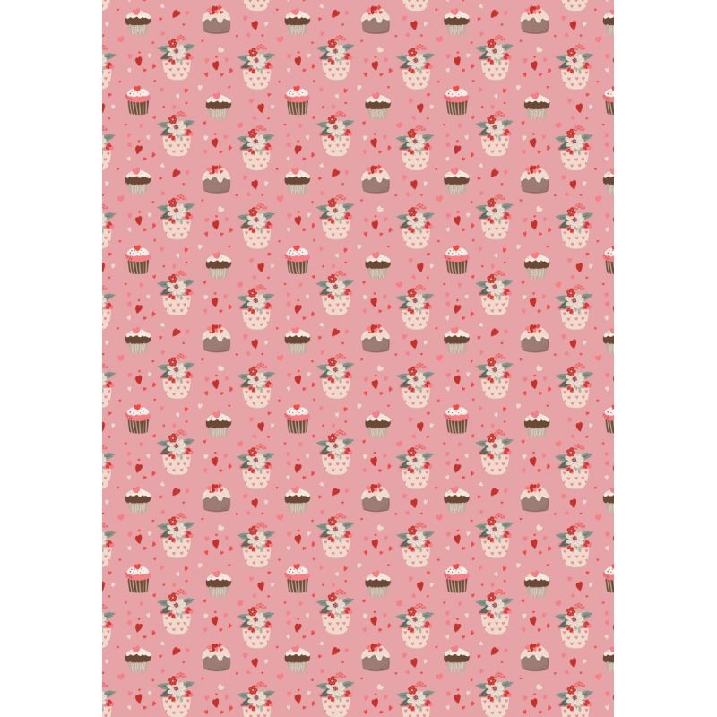 Paquet de 40 feuilles carton décoration love 25 x 35 cm
