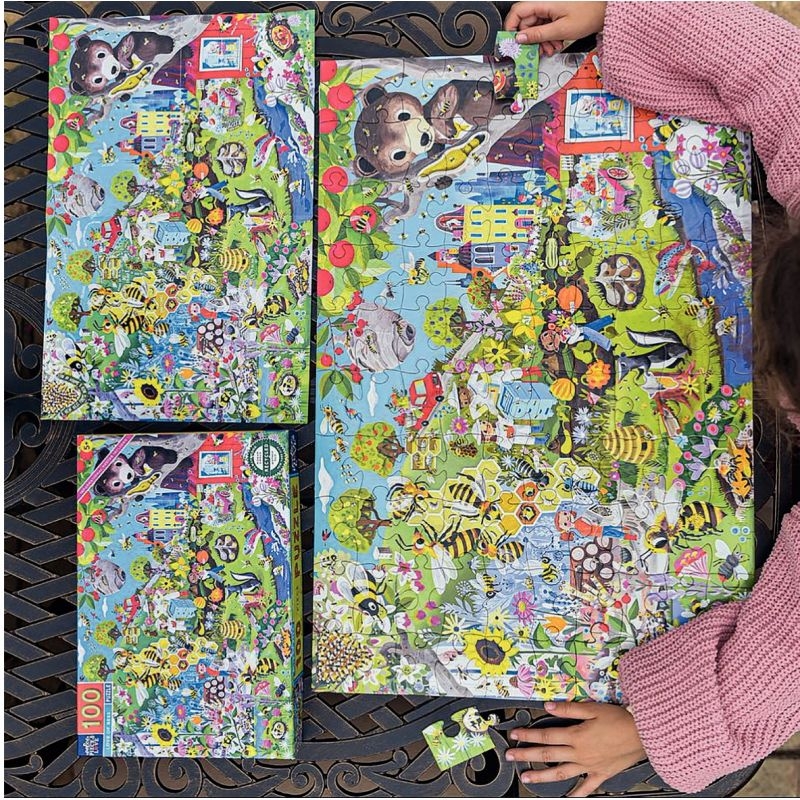 Puzzle de 100 pièces EEBOO, protection des abeilles