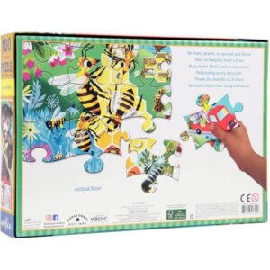 Puzzle de 100 pièces EEBOO, protection des abeilles