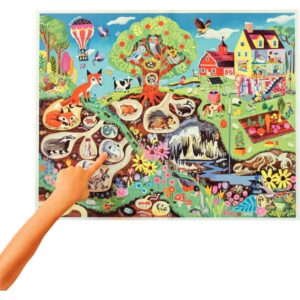 Puzzle XL de 48 pièces EEBOO, la vie sous terre