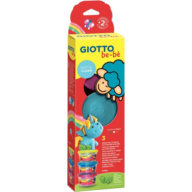 Set 3 pots 100g Giotto BB GLITER