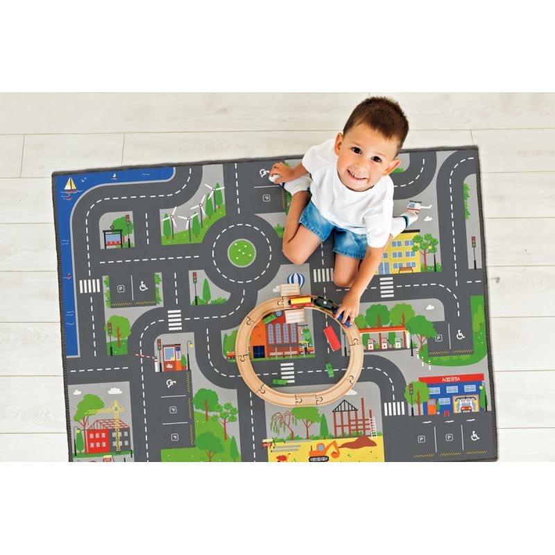 Tapis de jeux 180×133 cm la ville