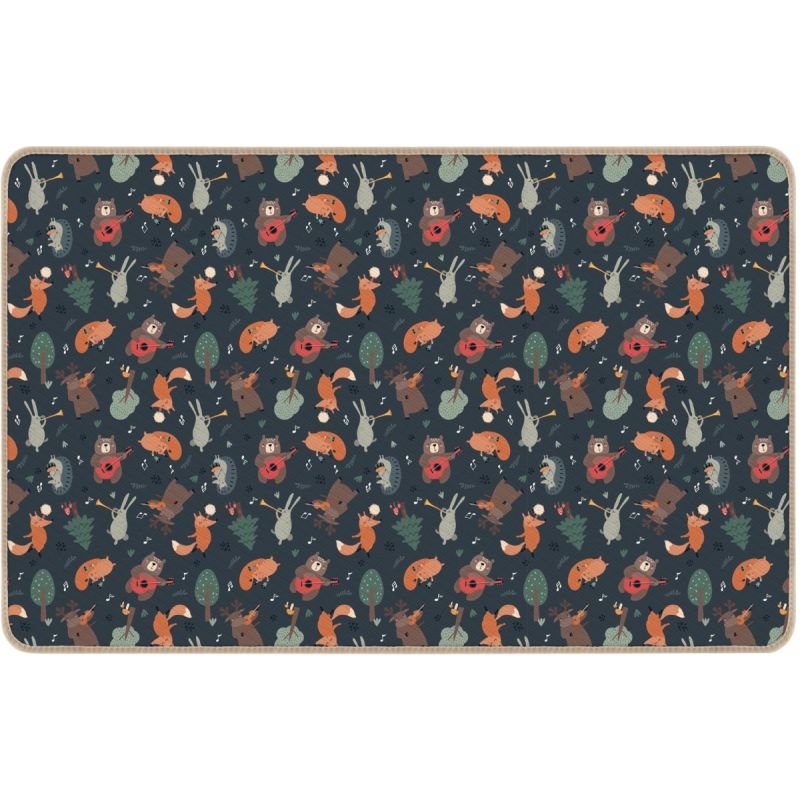 Tapis recto verso 150x98cm la forêt