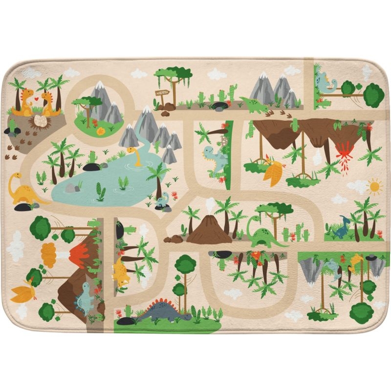 Tapis ultrasoft 150x100cm dinosaures