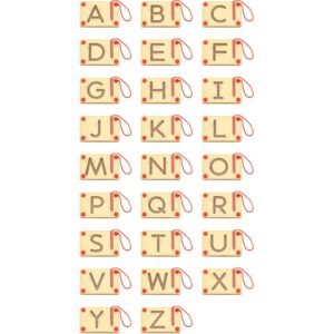26 lettres majuscules à tracer