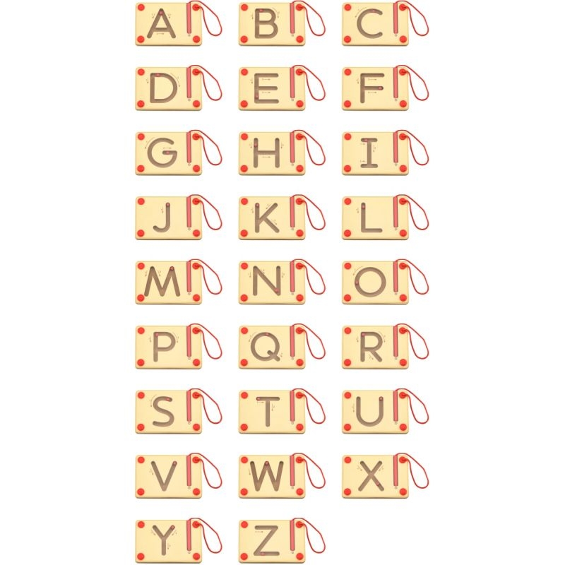 26 lettres majuscules à tracer