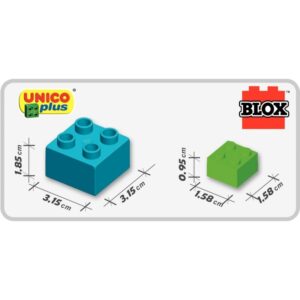 Baril de 250 petites briques de construction BLOX