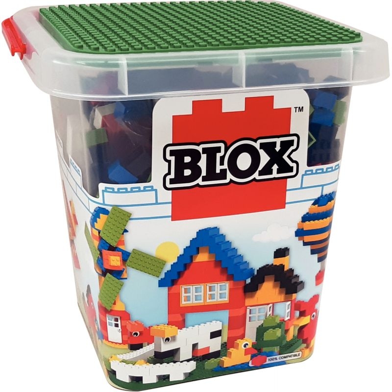 Baril de 500 petites briques de construction BLOX