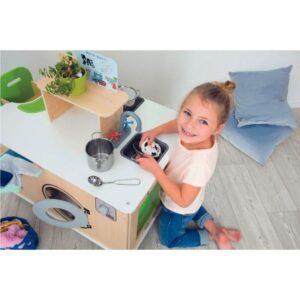 Bloc de cuisine mobile 4 en 1 + accessoires