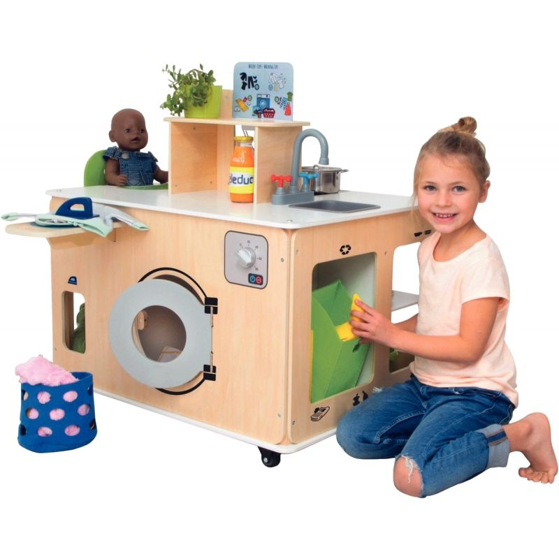 Bloc de cuisine mobile 4 en 1 + accessoires