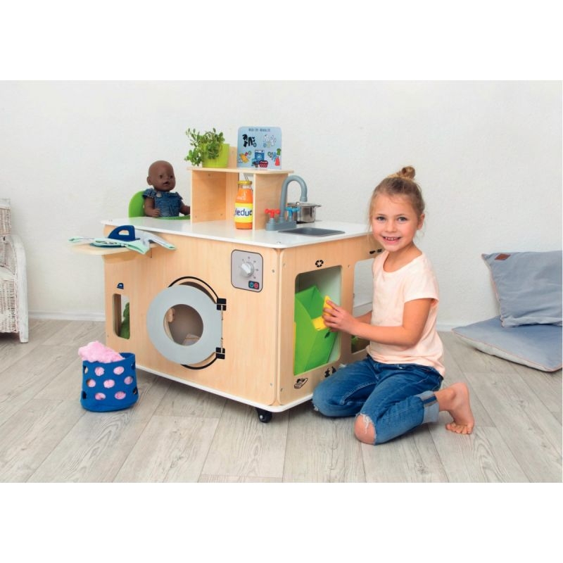 Bloc de cuisine mobile 4 en 1 + accessoires