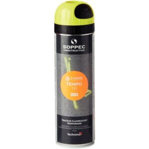 Bombe 500ml marquage temporaire jaune