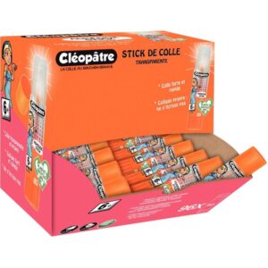 Box de 96 bâtons de colle transparente Adhésive