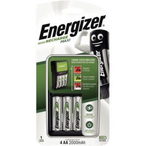 Chargeur maxi Energizer + 4 AA / LR06 2000 mAh