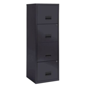Classeur 4 tiroirs pour dossiers suspendus Eco anthracite