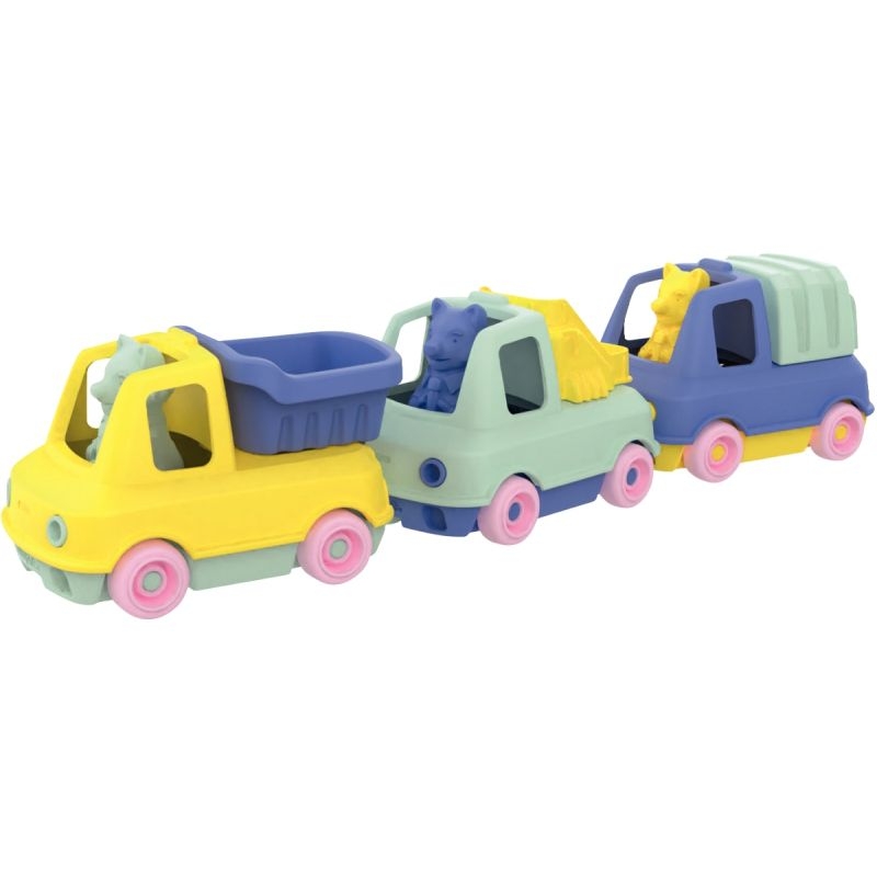 Coffret trio les camions-trains LE JOUET SIMPLE