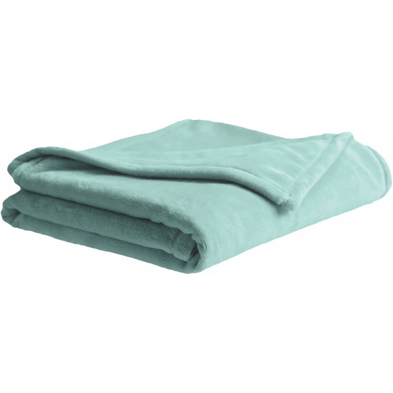 Couverture microfibre 110x85cm lagon