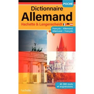 Dictionnaire de poche français / allemand hachette & langenscheidt