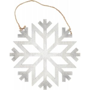 Grand flocon de neige en bois