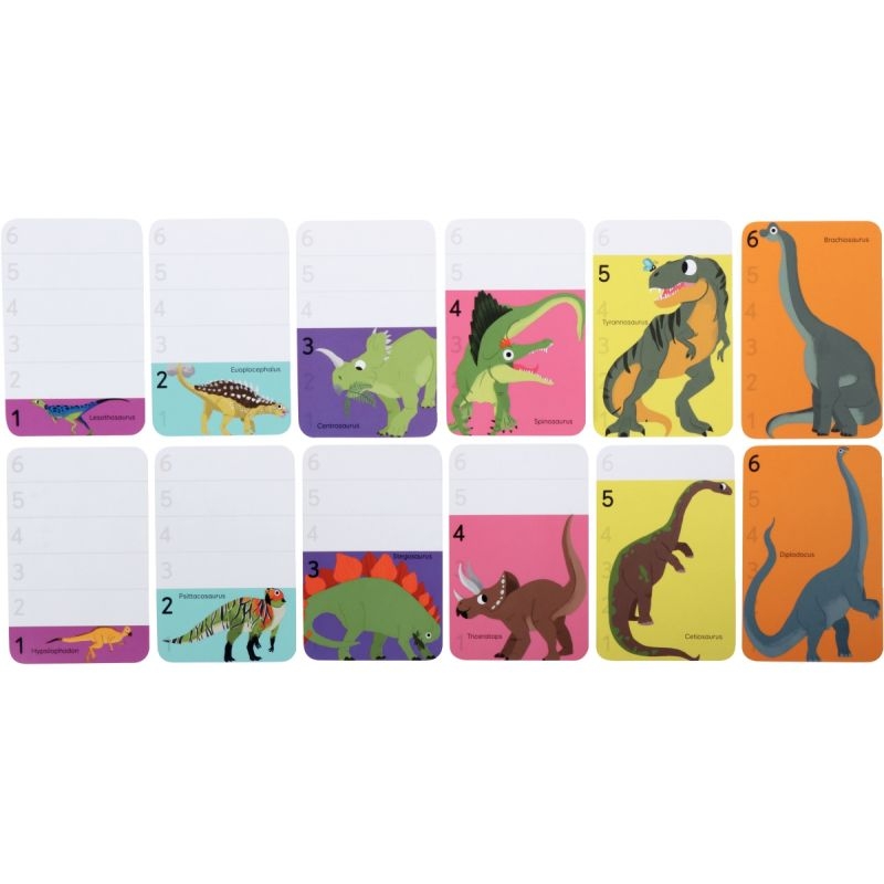 Jeu de bataille des dinosaures