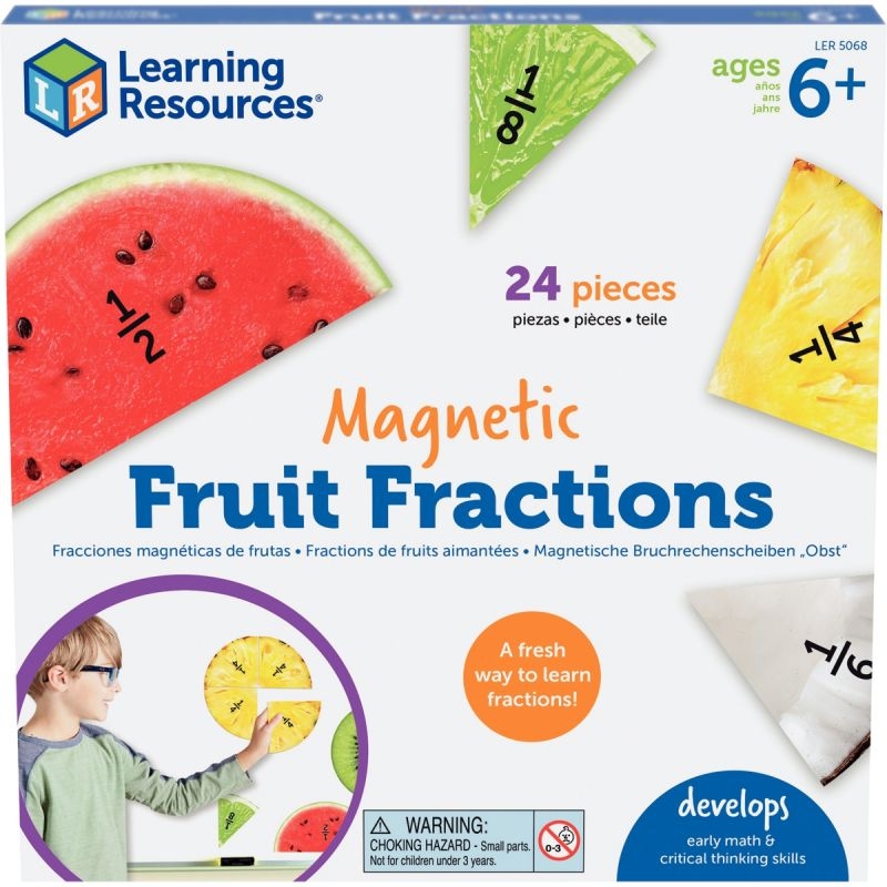 Les 6 fruits en fraction