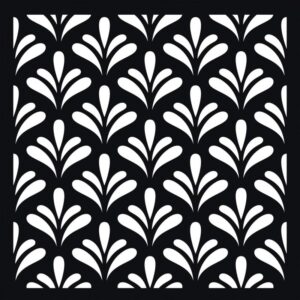 Lot de 12 pochoirs carrés décoratifs