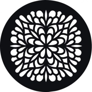 Lot de 12 pochoirs ronds Mandala