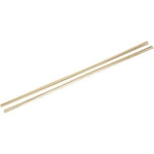 Lot de 20 baguettes rondes diamètres 3 et 5 mm, longueur 91 cm