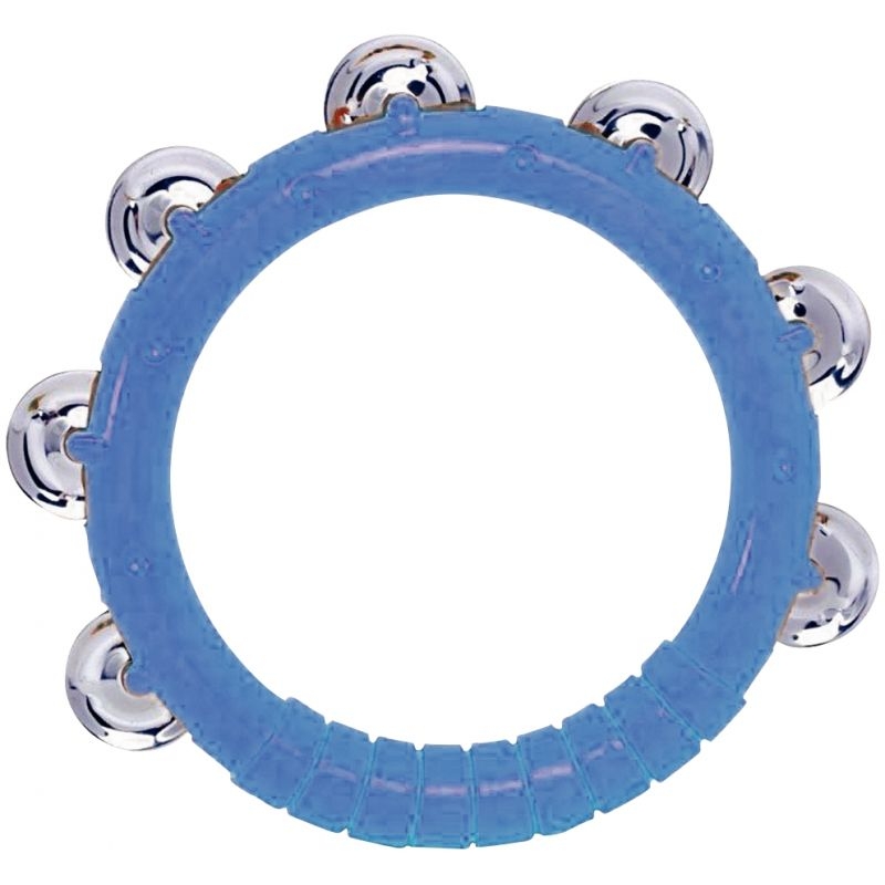 Lot de 4 tambourins diamètre 20cm