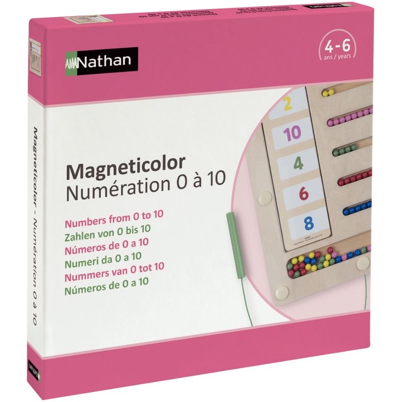 MAGNETICOLOR numération 0 à 10